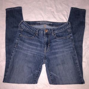 Non-holy Dark wash Jeans